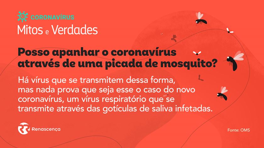 Mitos e verdade sobre covid-19 Grafismo: Rodrigo Machado/RR