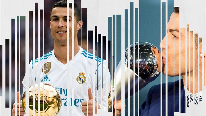 montagem cristiano ronaldo premios