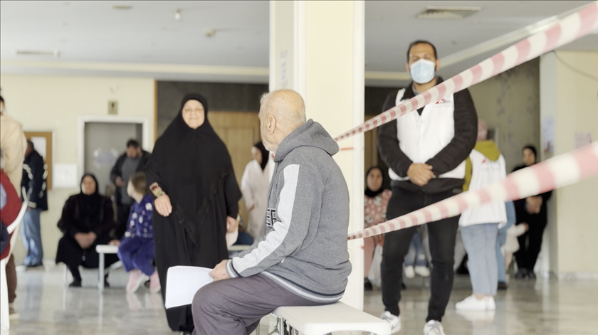 Mais de 800.000 pessoas foram forçadas a fugir das suas casas e cidades no Líbano. Foto. MSF