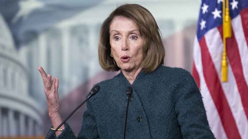 Nancy Pelosi anunciou que o processo de destituição de Donald Trump vai avançar. Foto: Michael Reynolds/EPA