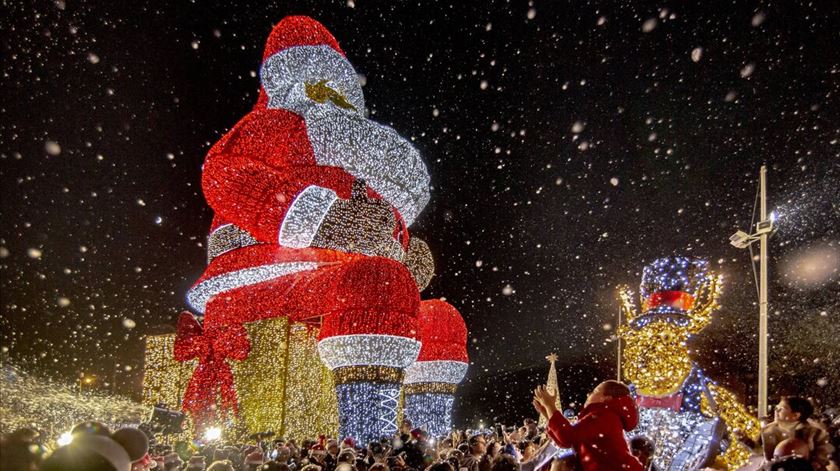 Iluminação de Natal em Águeda Foto: Câmara Municipal de Águeda