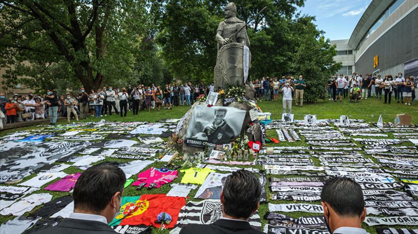 Funeral de Neno. Foto: Liga Portugal