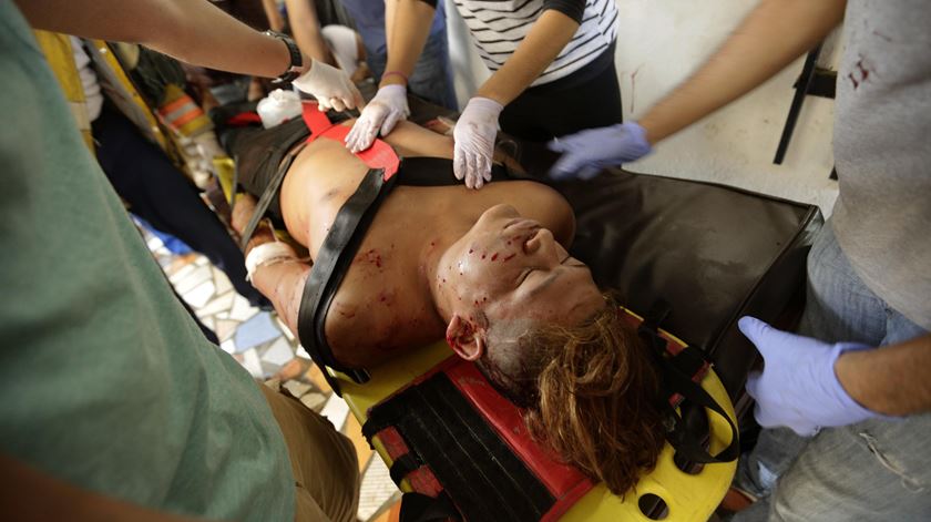 São cada vez mais as vítimas na Nicarágua. Foto: Bienvenido Velasco/EPA