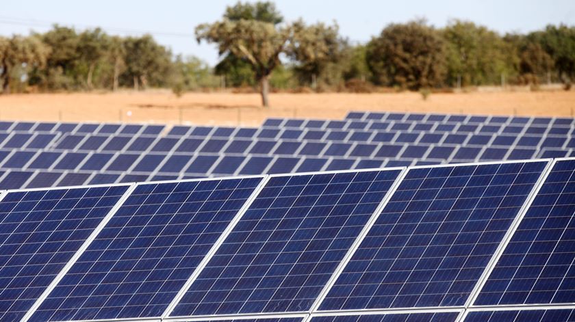 A energia fotovoltaica é obtida através da conversão direta da luz do sol em eletricidade. Foto de arquivo: Nuno Veiga/Lusa