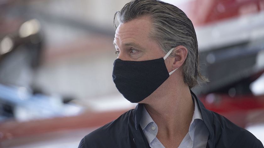 Gavin Newsom, governador da Califórnia. Foto: Hector Amezcua/EPA