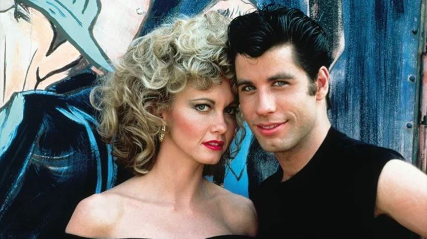 Olivia Newton-John e John Travolta no filme Grease. Foto: DR (clique na seta para ver a fotogaleria)