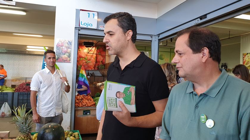 PAN em ação de campanha na Madeira. Foto: Olímpia Mairos