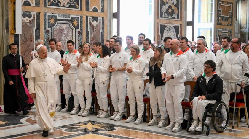 Papa aos Paralímpicos. "Em tempos de guerra, desporto revela que se pode competir sem se odiar". Foto: Vatican News