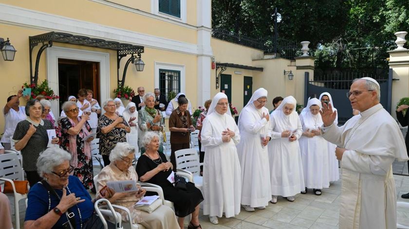 “Aos olhos de Jesus, a idade é indiferente”. Papa visita lar de idosos em Castel Gandolfo. Foto: DR