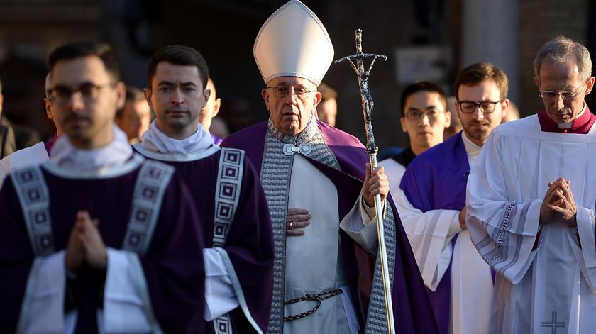 Papa, quarta-feira cinzas, Quaresma Foto: Filippo Monteforte/EPA 140218