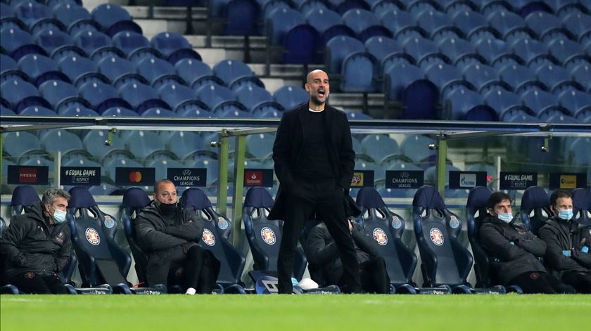 Guardiola gostava de ter marcado um golo no Dragão. Foto: Estela Silva/Lusa