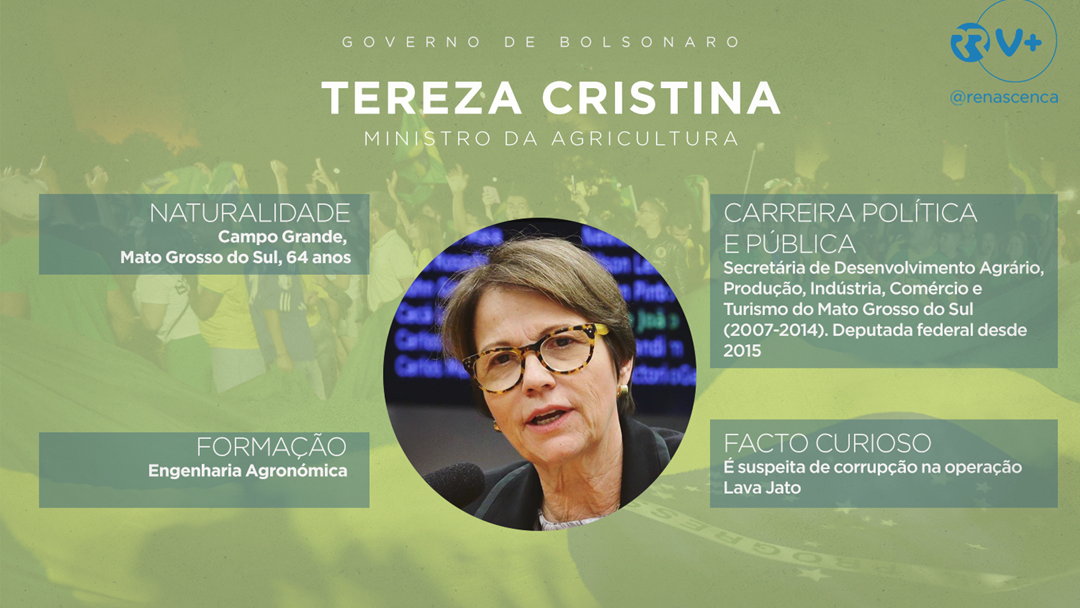 Quem é quem no Governo de Bolsonaro - Tereza Cristina, Ministra da Agricultura