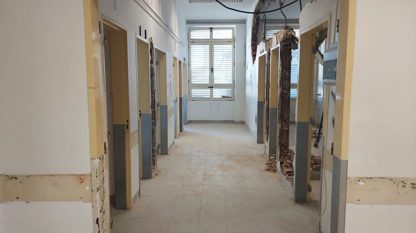 obras na maternidade de Santa Maria. Foto: Hospital de Santa Maria