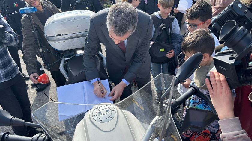 Pedro Nuno Santos na Escola Damião de Góis, em Lisboa. Foto: Liliana Monteiro/RR