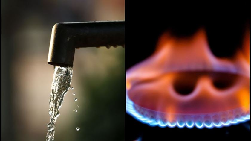 Preços da água e do gás natural sobem esta quarta-feira