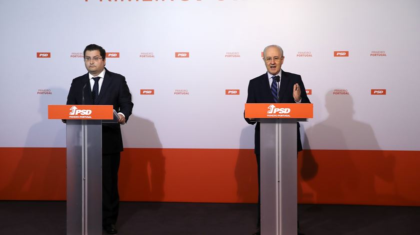 Joaquim Miranda Sarmento e Rui Rio. Foto: Manuel de Almeida/Lusa