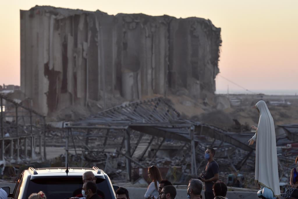 Procissão em Beirute. Foto: Wael Hamzeh/EPA