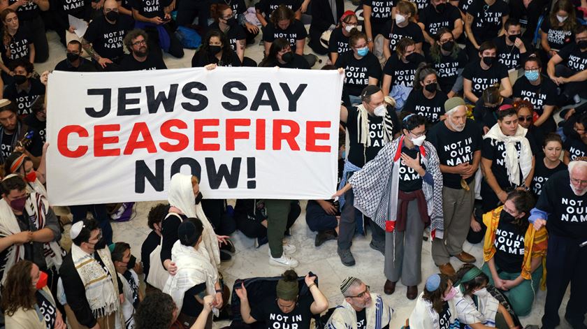 Centenas de detidos em protesto de judeus no Capitólio por cessar-fogo em Gaza