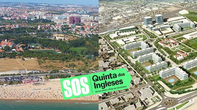 Nove mil cidadãos contra urbanização na Quinta dos Ingleses frente à praia de Carcavelos Nove mil cidadãos contra urbanização na Quinta dos Ingleses frente à praia de Carcavelos