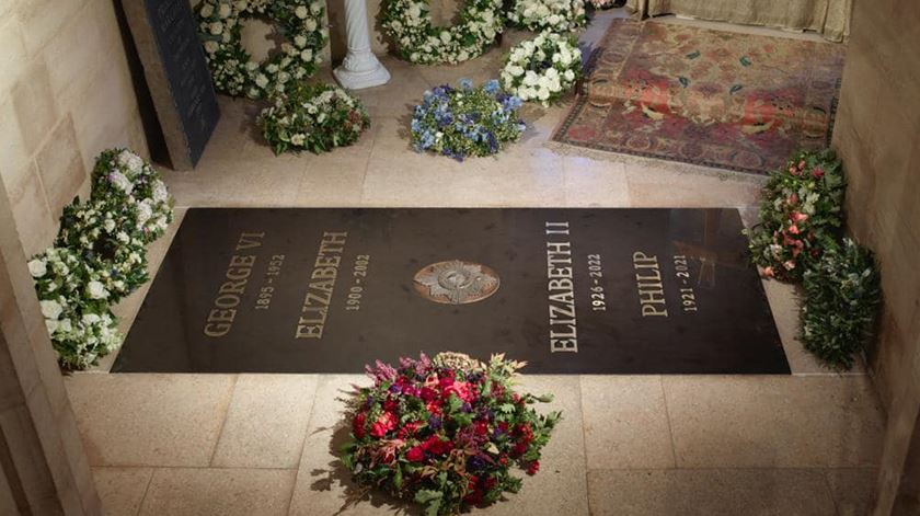 ​Revelada imagem da &#250;ltima morada de Isabel II