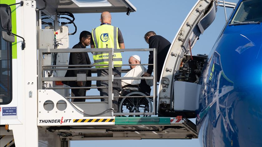 Papa a caminho do Canadá