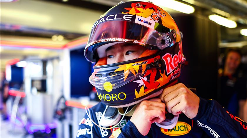 Tsunoda testou o Red Bull no final de 2024 e deu bons sinais, mas não os suficientes para convencer os chefes de que merecia a promoção. Foto: Mark Thompson/Getty Images/Red Bull Content Pool