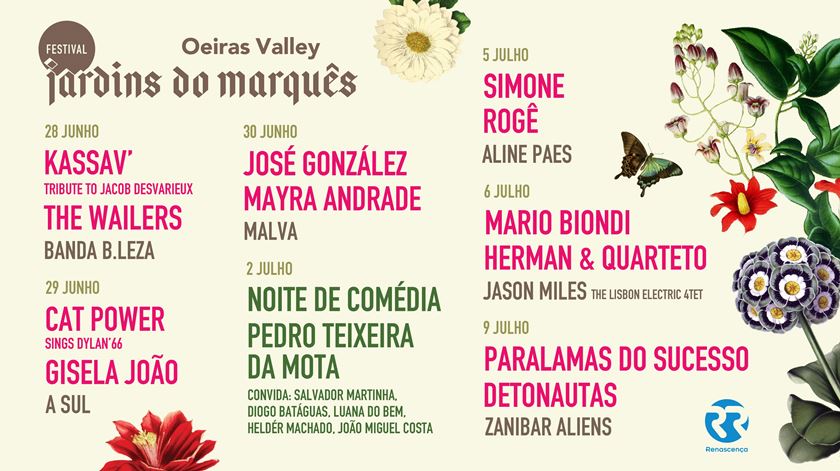 cartaz Jardins dos Marquês versão abril de 2025