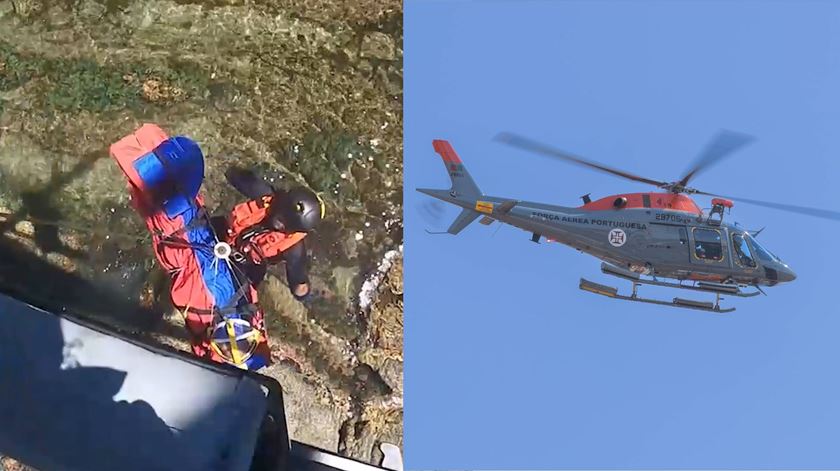 Força Aérea: quatro pessoas resgatadas de helicóptero em 12 horas