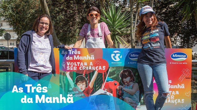 A Ana, a Joana e a Inês foram crianças outra vez