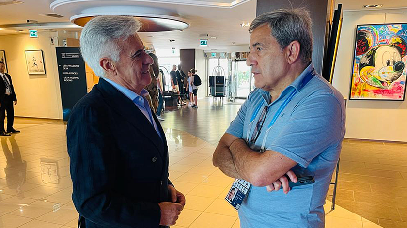 Mundial 2030. Fernando Gomes reúne-se com presidente interino da federação espanhola