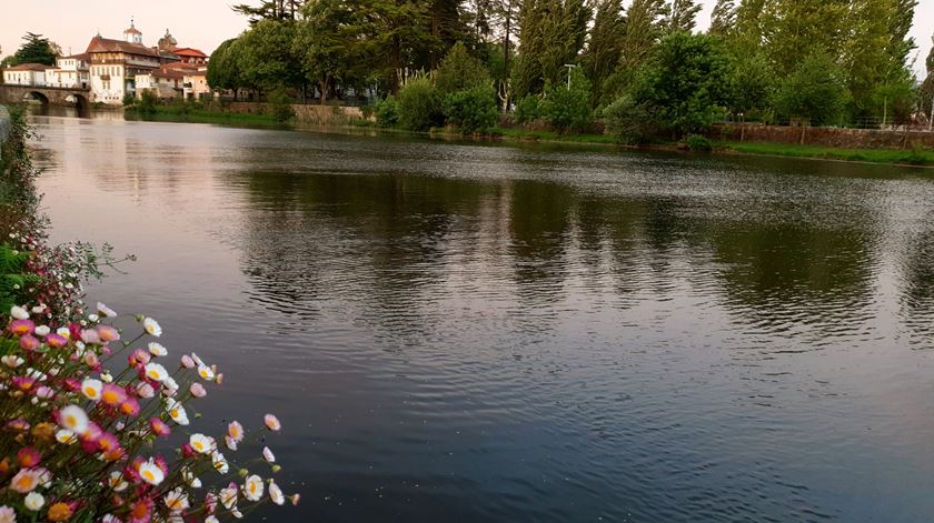 Rio Tâmega, em Chaves. Foto: Olímpia Mairos