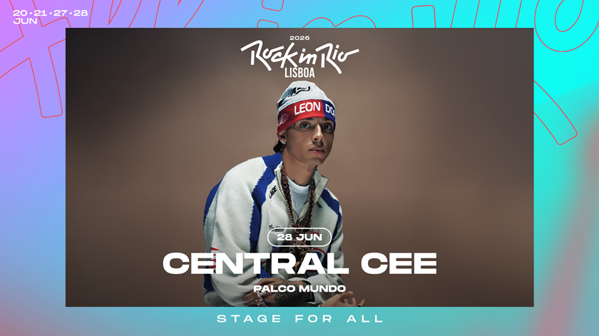 Para "fechar em grande" as últimas horas do Rock in Rio, 21 Savage, Central Cee e Rema vão atuar no Palco Mundo do Rock in Rio Lisboa 2026. Foto: Central Cee/Rock in Rio