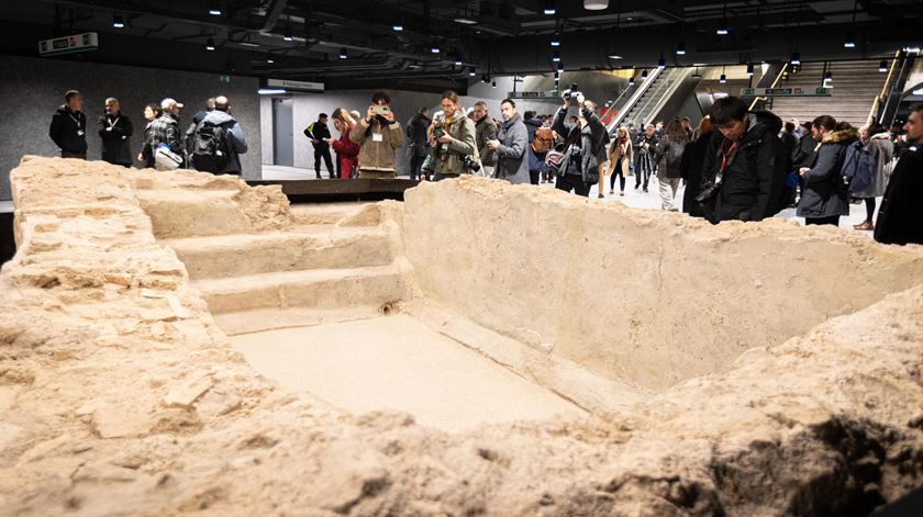 Roma vê duas estações-museu inauguradas esta terça-feira após diversos anos de obras. Foto: Massimo Barsoum/EPA