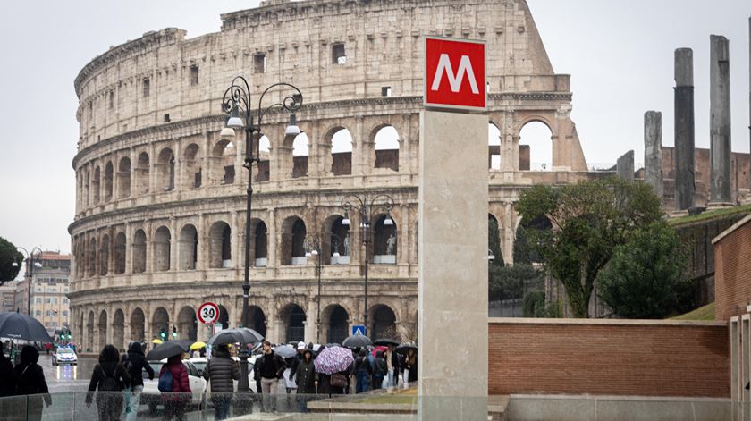 Roma vê duas estações-museu inauguradas esta terça-feira após diversos anos de obras. Foto: Massimo Barsoum/EPA