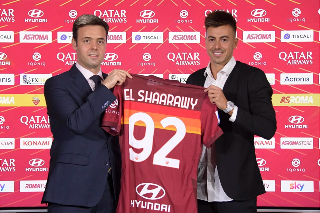 Tiago Pinto e Stephan El Shaarawy, Roma. Foto: AS Roma Tiago Pinto e Stephan El Shaarawy, Roma. Foto: AS Roma