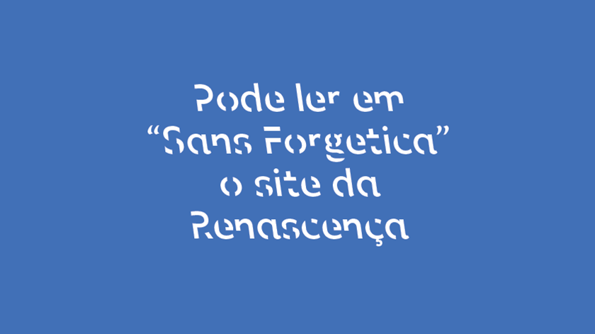 teste sans forgetica tipo letra rr