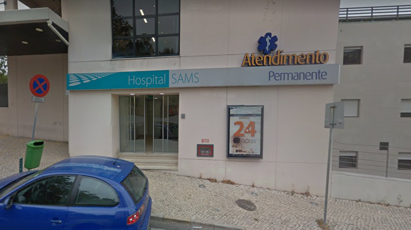 Hospital do SAMS nos Olivais, em Lisboa. Foto: Google Maps