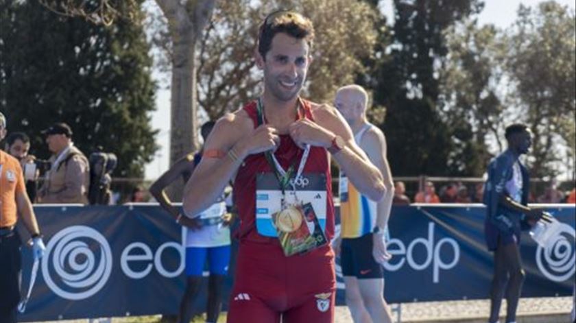 Samuel Barata, Benfica, meia maratona Lisboa 2026. Foto: FPA Samuel Barata, Benfica, meia maratona Lisboa 2026. Foto: FPA