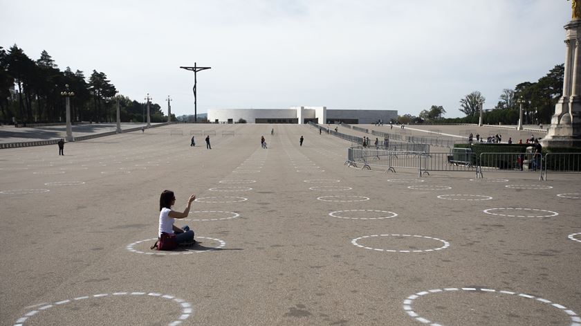 Santuário de Fátima prepara-se para receber peregrinação de outubro em regime de pandemia. Foto: Paulo Cunha/Lusa