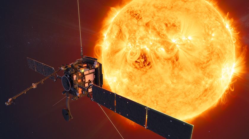satélite europeu Solar Orbiter Ilustração: ESA