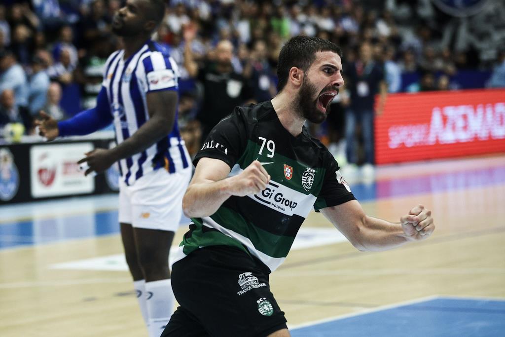 Martim Costa, Sporting, andebol. Foto: SCP Martim Costa, Sporting, andebol. Foto: SCP