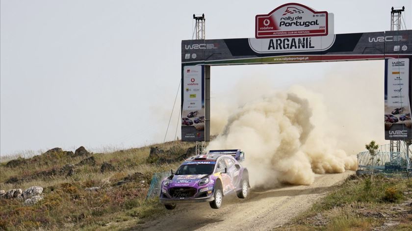 Loeb na luta pela vitória no Rali de Portugal Foto: Filipe Santos/NPO Vodafone Rally Portugal 2022