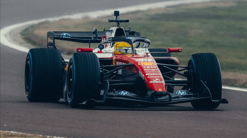 Lewis Hamilton testa novo carro em Fiorano. Foto: Scuderia Ferrari