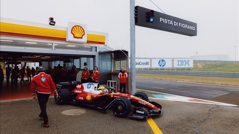 Lewis Hamilton testa novo carro em Fiorano. Foto: Scuderia Ferrari