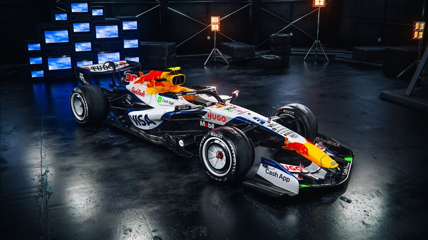 Novo carro da Racing Bulls. Foto: VCARB / Red Bull Content Pool