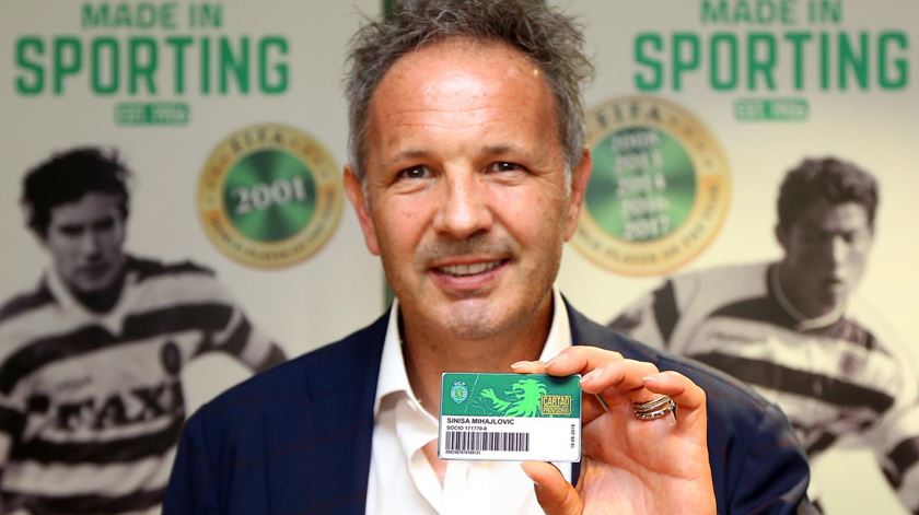 Mihajlovic foi apresentado a 18 de junho em Alvalade. Foto: Sporting