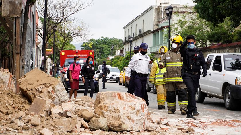 Vítimas e muitos estragos na região de Oaxaca. Foto: Oscar Mendez/EPA