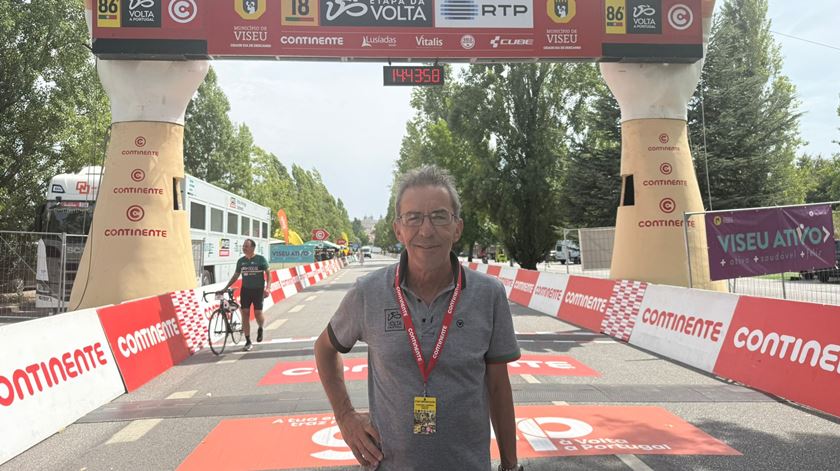 O "speaker" chegou a pagar 25 tostões para estar na meta e relatou a prova na rádio