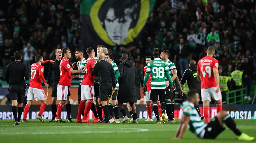 O dérbi entre Benfica e Sporting está marcado para sábado Foto: António Cotrim/Lusa