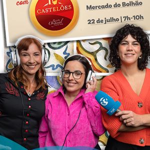 Emissão "Olá e um queijo" das Três da Manhã no Mercado do Bolhão